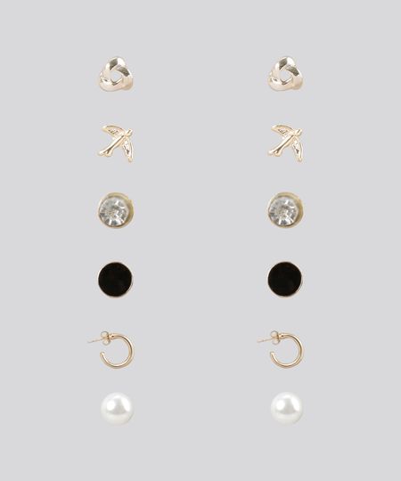 Kit-de-6-Brincos-Dourado-8688872-Dourado_1