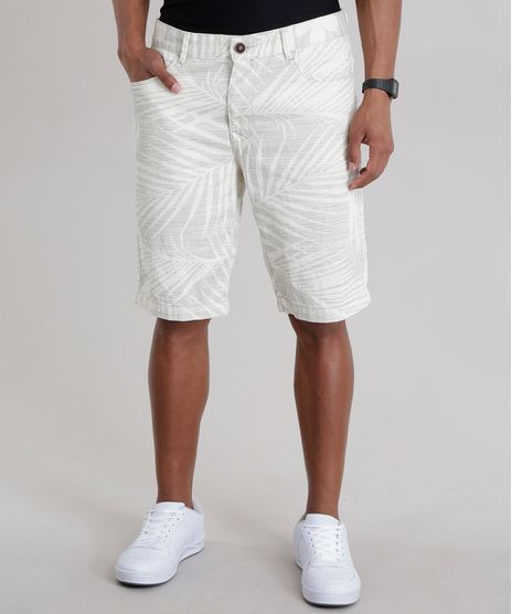 Bermuda-Reta-Estampada-de-Folhagem-Off-White-8735678-Off_White_1