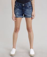 Short-Jeans-Relaxed-Destroyed-Azul-Escuro-8707476-Azul_Escuro_1