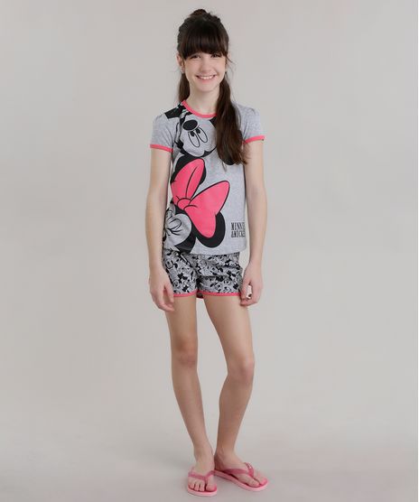 Pijama-Minnie-Cinza-Mescla-8727010-Cinza_Mescla_1