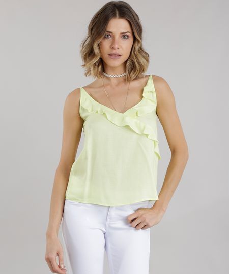 Regata-com-Babados-Amarelo-Neon-8701464-Amarelo_Neon_1