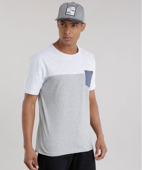 Camiseta-com-Bolso-Cinza-Mescla-Claro-8451632-Cinza_Mescla_Claro_1
