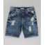 Bermuda-Jeans-Slim-Destroyed-Azul-Escuro-8721635-Azul_Escuro_1