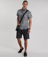 Bermuda-Relaxed-em-Moletom-Listrada-Preta-8698578-Preto_3