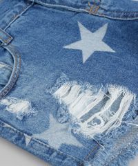 Short-Jeans-Destroyed-Estampado-de-Estrelas-Azul-Medio-8733164-Azul_Medio_3