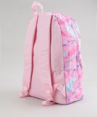 Mochila---Porta-Treco-Estampada-de-Penas-Rosa-8648779-Rosa_2