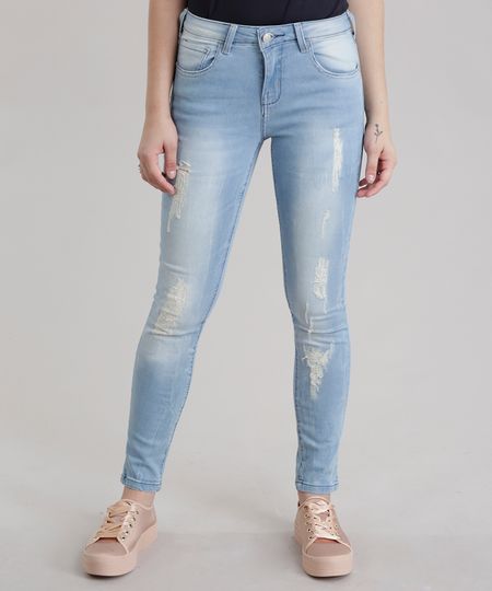 Calca-Jeans-Skinny-Destroyed-Azul-Claro-8268118-Azul_Claro_1 Calca-Jeans-Skinny-Destroyed-Azul-Claro-8268118-Azul_Claro_1
