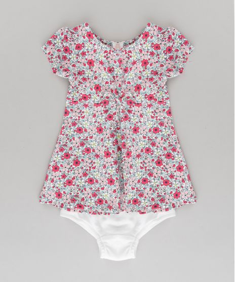 Vestido-Estampado-Floral---Calcinha---Laco-de-Cabelo-em-Algodao---Sustentavel-Off-White-8652718-Off_White_1