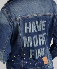 Jaqueta-Jeans-Destroyed-com-Respingos-Azul-Escuro-8728971-Azul_Escuro_4