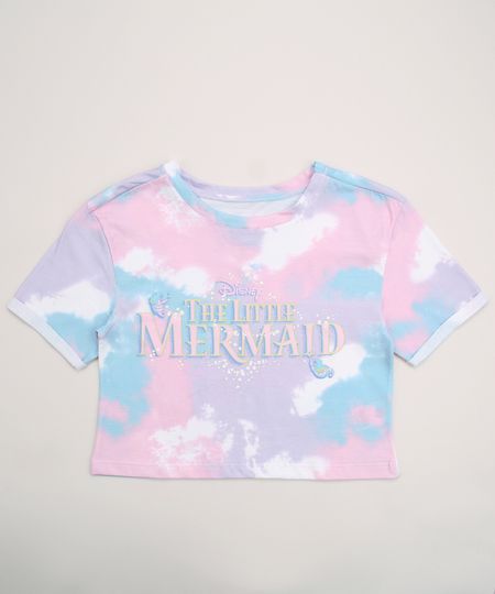 Blusa-Juvenil-Cropped-A-Pequena-Sereia-Estampada-Tie-Dye-Manga-Curta-Multicor-9962335-Multicor_1 Blusa-Juvenil-Cropped-A-Pequena-Sereia-Estampada-Tie-Dye-Manga-Curta-Multicor-9962335-Multicor_1