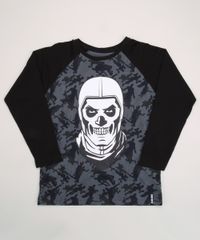 Camiseta-Juvenil-Fortnite-Estampada-Camuflada-Manga-Longa-Raglan-Chumbo-9962564-Chumbo_1
