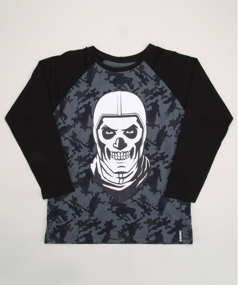 Camiseta-Juvenil-Fortnite-Estampada-Camuflada-Manga-Longa-Raglan-Chumbo-9962564-Chumbo_1