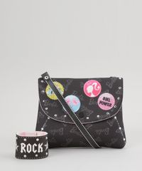 Bolsa-Estampada-Barbie---Pulseira-Preta-8769791-Preto_3