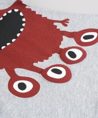 Camiseta-Monstro-com-Patch-Cinza-Mescla-8759835-Cinza_Mescla_4