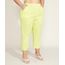 Calca-Feminina-Plus-Size-Mindset-Cropped-Cintura-Super-Alta-Estampada-Xadrez-Verde-9970611-Verde_1