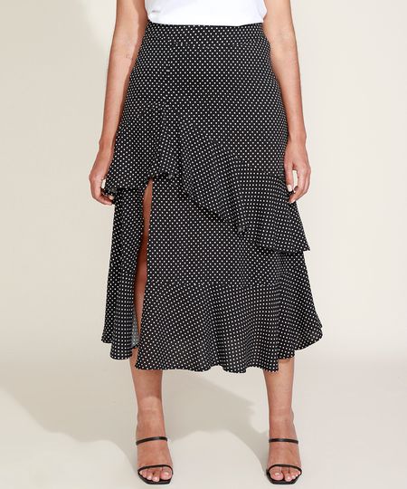 Saia-Feminina-Mindset-Midi-Estampada-de-Poa-em-Camadas-com-Babado-e-Fenda-Preta-9974843-Preto_1 Saia-Feminina-Mindset-Midi-Estampada-de-Poa-em-Camadas-com-Babado-e-Fenda-Preta-9974843-Preto_1