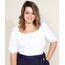 Blusa-Feminina-Plus-Size-Mindset-com-Franzido-Manga-Bufante-Decote-Redondo-Branca-9974063-Branco_1
