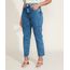 Calca-Jeans-Feminina-Mindset-Reta-Cintura-Super-Alta-Marmorizada-Azul-Medio-9974841-Azul_Medio_1
