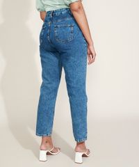 Calca-Jeans-Feminina-Mindset-Reta-Cintura-Super-Alta-Marmorizada-Azul-Medio-9974841-Azul_Medio_2