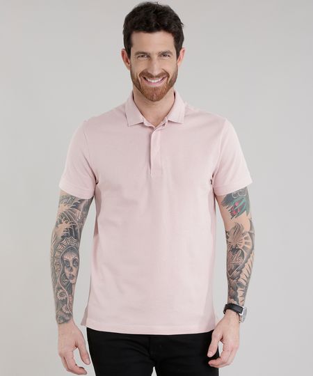 Polo-em-Jacquard-Rose-8709060-Rose_1 Polo-em-Jacquard-Rose-8709060-Rose_1