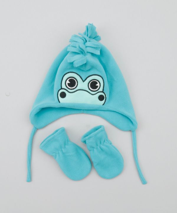 Gorro + Luvas Verde Único