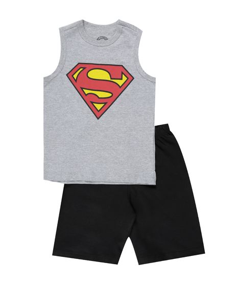 Conjunto-de-Regata-Cinza-Mescla---Bermuda-Super-Homem-Cinza-mescla-8484311-Cinza_Mescla_1