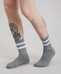 Meia-com-Listras-Cinza-Mescla-8768815-Cinza_Mescla_2 Meia-com-Listras-Cinza-Mescla-8768815-Cinza_Mescla_2