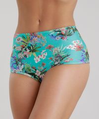Biquini-Calcinha-Hot-Pant-Estampada-Floral-com-Protecao-UV-50-Verde-8680516-Verde_1