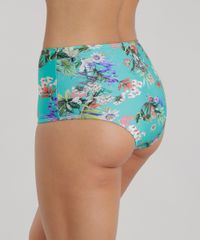 Biquini-Calcinha-Hot-Pant-Estampada-Floral-com-Protecao-UV-50-Verde-8680516-Verde_2
