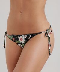 Biquini-Calcinha-Tanga-Levanta-Bumbum-Estampado-Floral-com-protecao-UV-50--Preto-8699337-Preto_1