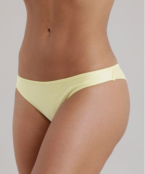 Biquini-Calcinha-Tanga-com-Protecao-UV-50--Amarelo-Claro-8680617-Amarelo_Claro_1