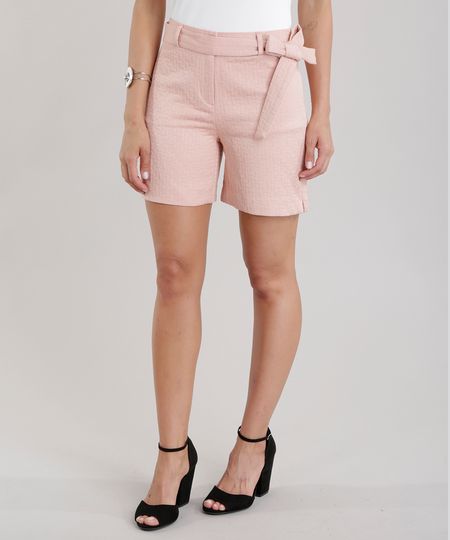Short-em-Jacquard-com-Cinto-Rose-8359651-Rose_1