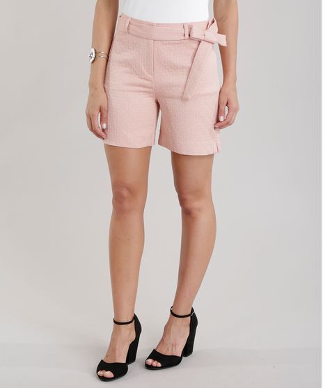 Short-em-Jacquard-com-Cinto-Rose-8359651-Rose_1