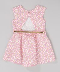 Vestido-Estampado-Floral-com-Cinto-Metalizado-Rosa-8743029-Rosa_2