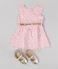 Vestido-Estampado-Floral-com-Cinto-Metalizado-Rosa-8743029-Rosa_3