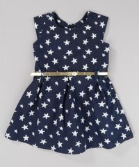 Vestido-Estampado-de-Estrelas-com-Cinto-Metalizado-Azul-Marinho-8743035-Azul_Marinho_1