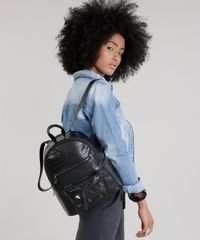 Mochila-Texturizada-com-Estrelas-Preta-8628433-Preto_2