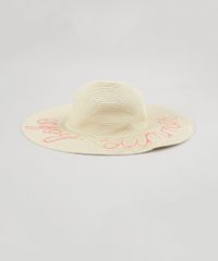 Chapeu-de-Praia-com-Bordado--Enjoy-Summer--Bege-Claro-8681399-Bege_Claro_1