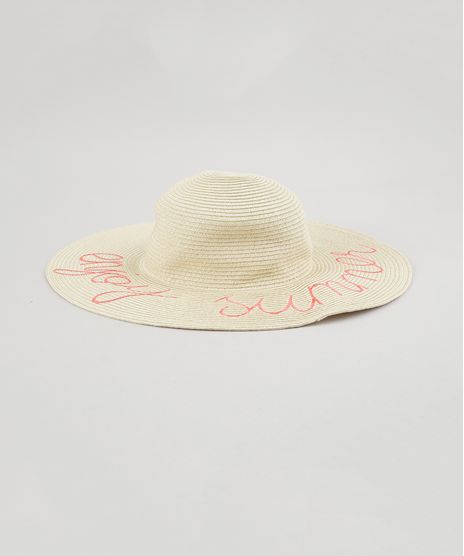Chapeu-de-Praia-com-Bordado--Enjoy-Summer--Bege-Claro-8681399-Bege_Claro_1