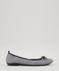 Sapatilha-Moleca-Estampada-Xadrez-com-Laco-Preta-8767468-Preto_1
