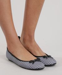 Sapatilha-Moleca-Estampada-Xadrez-com-Laco-Preta-8767468-Preto_2