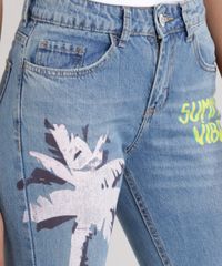 Calca-Jeans-Reta-Destroyed-com-Estampa-Azul-Medio-8745113-Azul_Medio_4