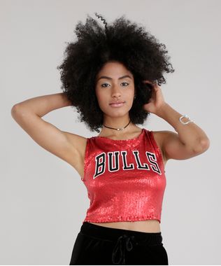 Regata-Cropped-NBA-Chicago-Bulls-em-Paete-Vermelha-8754427-Vermelho_1