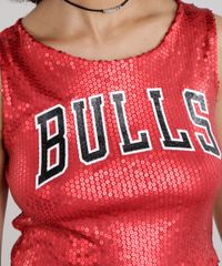 Regata-Cropped-NBA-Chicago-Bulls-em-Paete-Vermelha-8754427-Vermelho_4