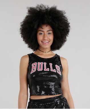 Regata-Cropped-NBA-Chicago-Bulls-em-Paete-Preta-8754421-Preto_1