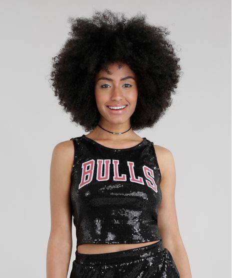 Regata-Cropped-NBA-Chicago-Bulls-em-Paete-Preta-8754421-Preto_1
