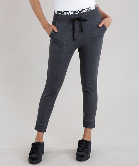 Calca-em-Moletom--Whateverforever--Chumbo-8691370-Chumbo_1 Calca-em-Moletom--Whateverforever--Chumbo-8691370-Chumbo_1