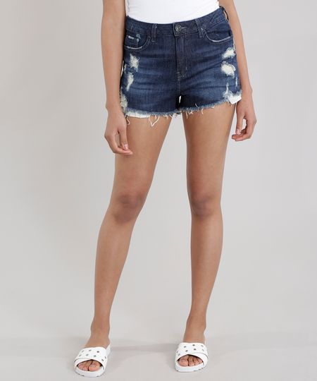 Short-Jeans-Relax-Stretch-Destroyed-Azul-Escuro-8748521-Azul_Escuro_1