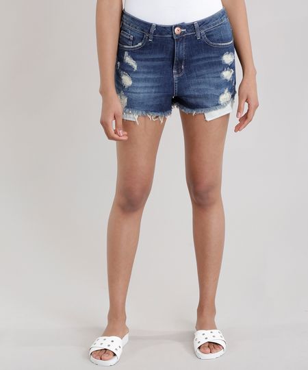 Short-Jeans-Relax-Stretch-Destroyed-Azul-Escuro-8748512-Azul_Escuro_1 Short-Jeans-Relax-Stretch-Destroyed-Azul-Escuro-8748512-Azul_Escuro_1