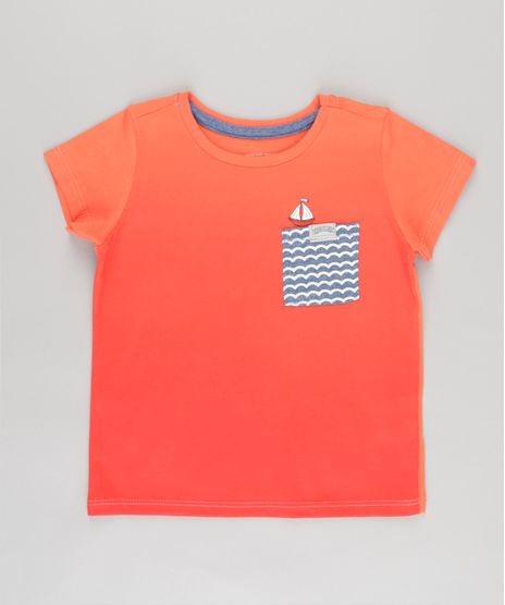Camiseta-com-Bolso-Estampado-com-Barquinho-Laranja-8749969-Laranja_1